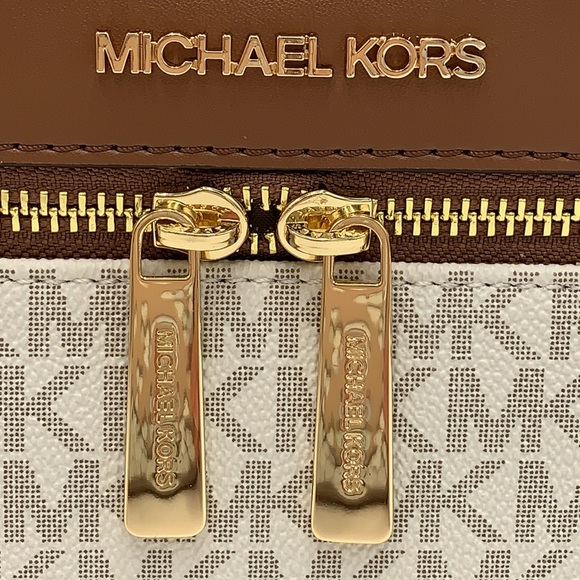 MICHAEL KORS KENLY MEDIUM BACKPACK VANILLA SIGNATURE COLOR - Picture 15 of 16